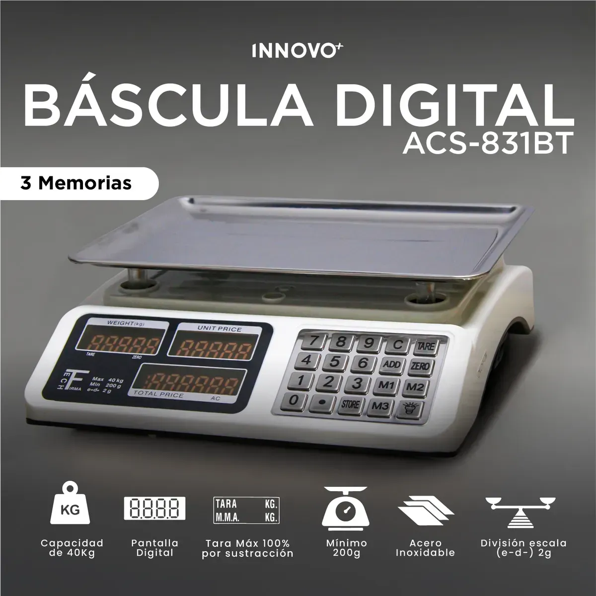 Báscula De Precisión Genuine Innovo Acs img #5