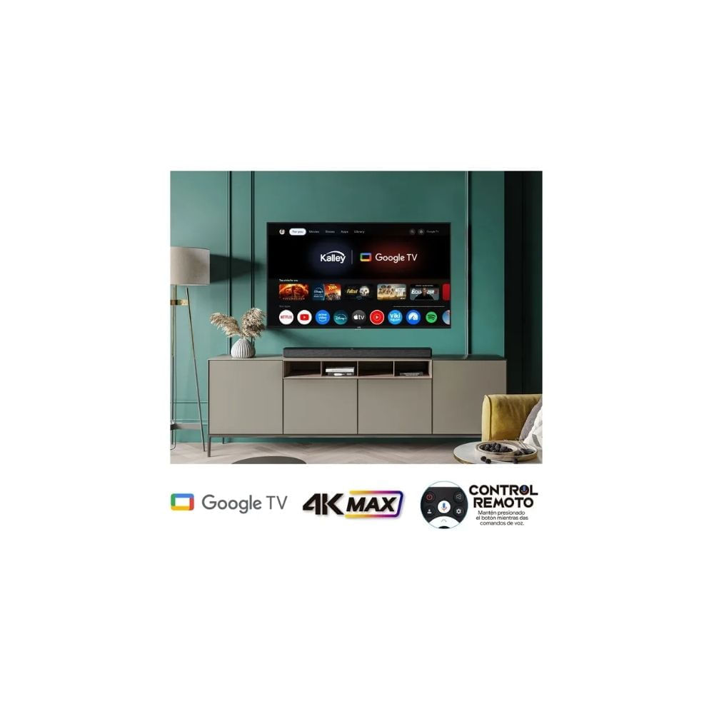 Televisor Kalley 43″ 4K Max Google TV Smart 120Hz HDMI WiFi img #3