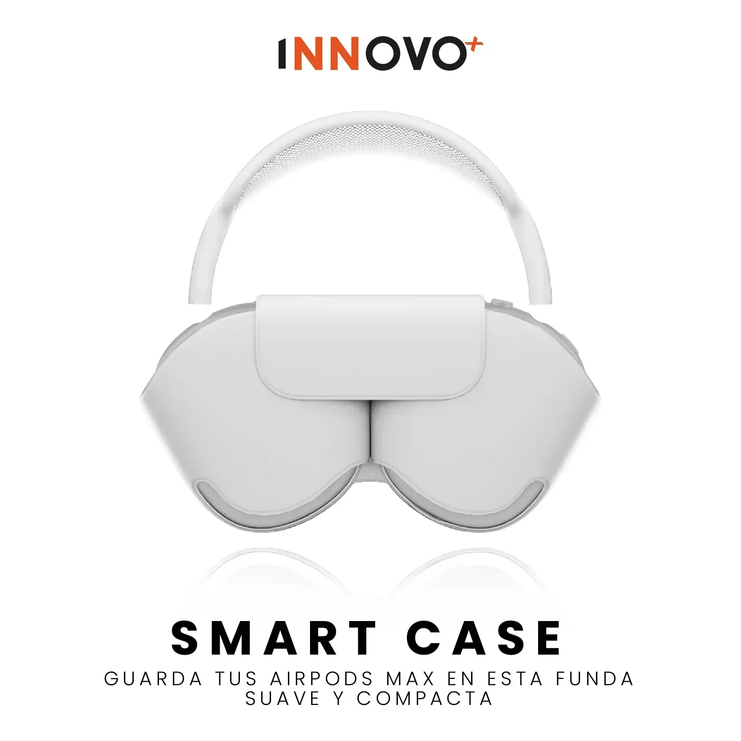 Audífonos Pods Max  Magnética Full Sonido Bluetooth Estuche Blanco img #4