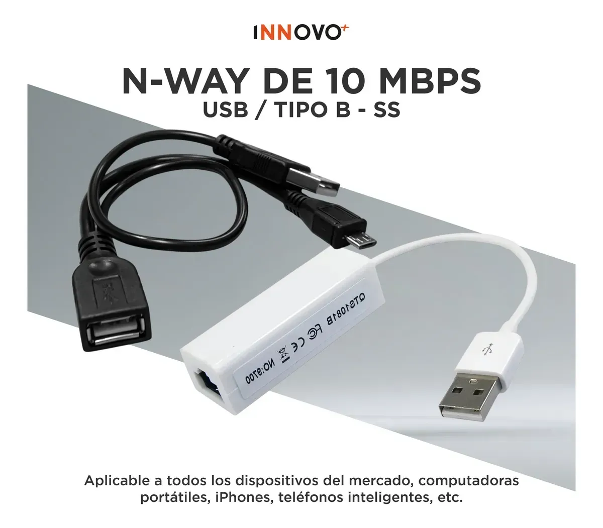 Adaptador Ethernet Usb 3 En 1 Mbps Cable Otg Para Fire Stick Roku img #1