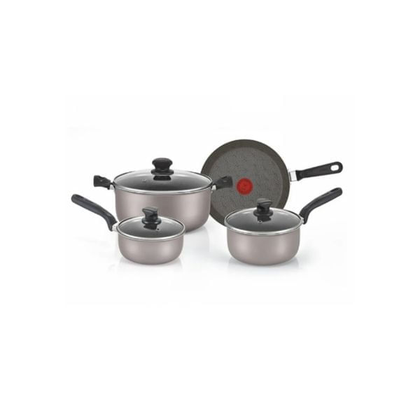 Batería de Cocina Antiadherente 7 Piezas Imusa Smart Olla Perol Sartén Tapa Vidrio img #4
