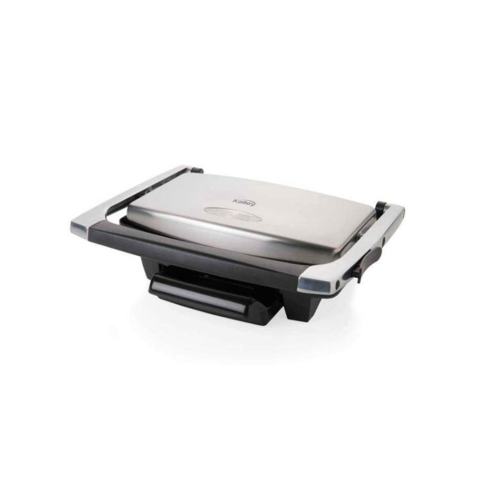 Sanduchera Eléctrica Kalley 1000W Parrilla Grill Antiadherente Hogar img #4