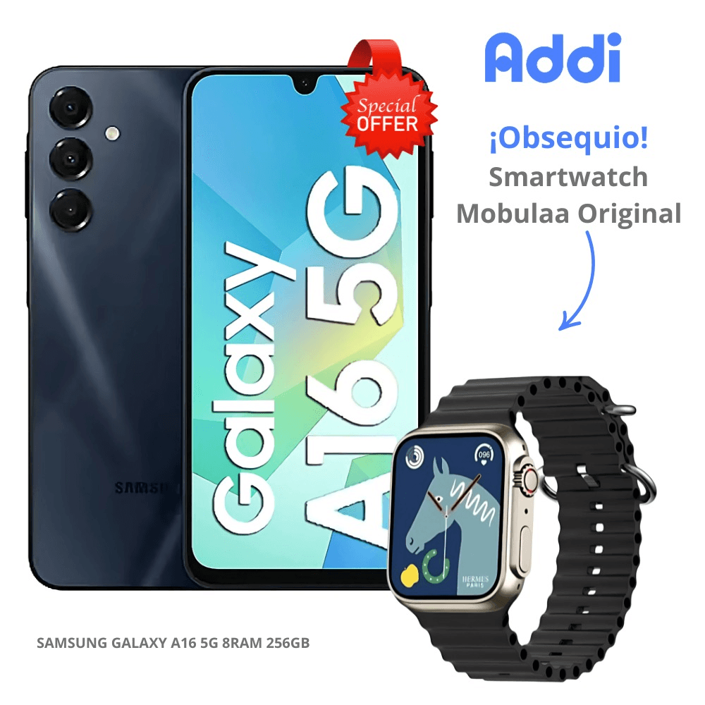 Celular Samsung Galaxy A16 5G 8 RAM 256 GB Dual SIM + Reloj Smartwatch Mobulaa Original img #1
