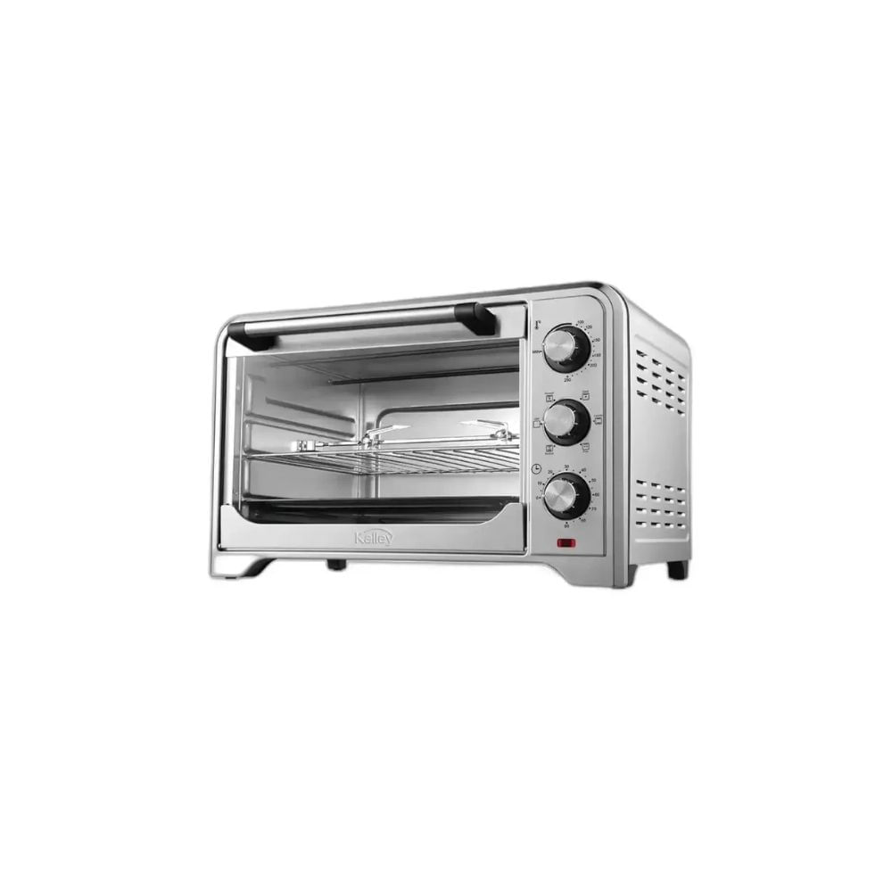 Horno Eléctrico Kalley 30 Litros Inoxidable 1600W Temporizador Asador Tostador img #2