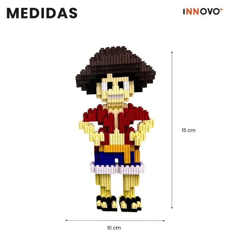 Set de construcción GENUINE INNOVO ARMABLE One Piece 1580 piezas en caja img #3