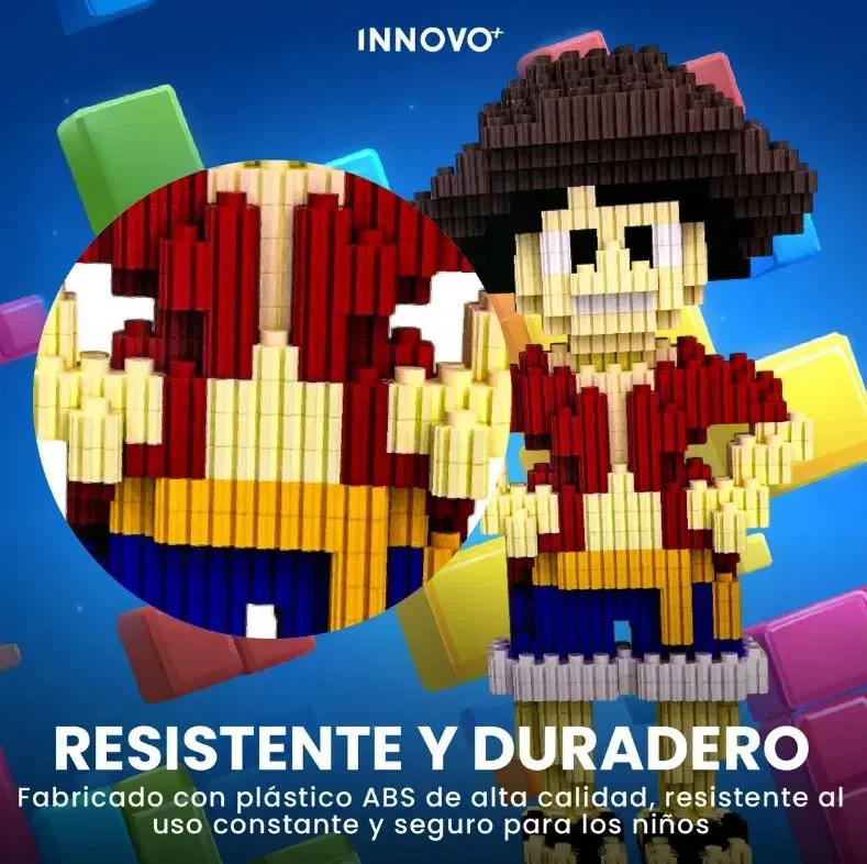 Set de construcción GENUINE INNOVO ARMABLE One Piece 1580 piezas en caja img #5