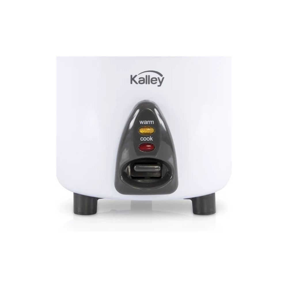 Arrocera Eléctrica Kalley 0.6L 3 Tazas con Tapa de Vidrio Antiadherente img #4