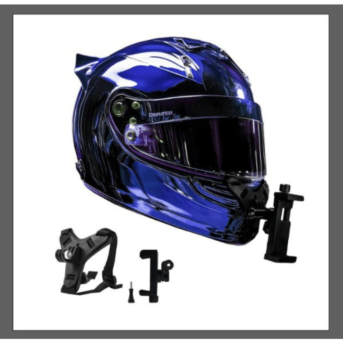 Soporte De Casco Para Celular Gopro Camaras Accion Innovo img #3