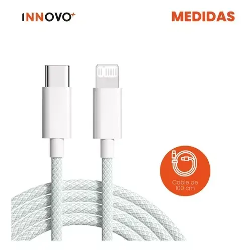 Cable De Carga Compatible Apple Usb-c To Lightning Innovo img #2