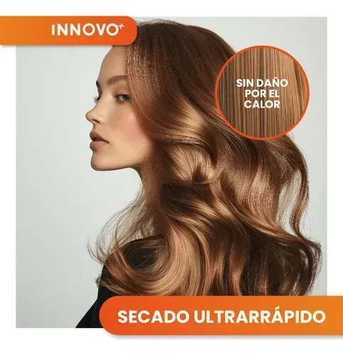 Secador Profesional Con 3 Boquillas 1500w Cable Extra Largo Alta Potencia Calor Y Frio Hair Dryer Innovo Vgr 462 img #7