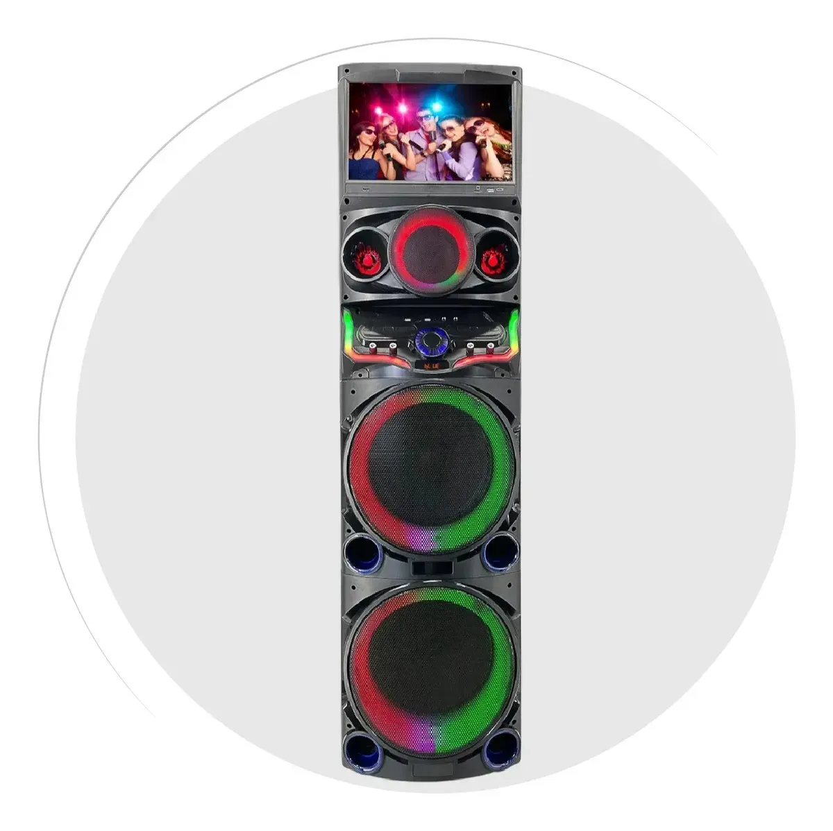 Parlante Mobulaa Beatbox-v Torre De Sonido 100w Pantalla Táctil 15 , Android Y Karaoke Pro img #8