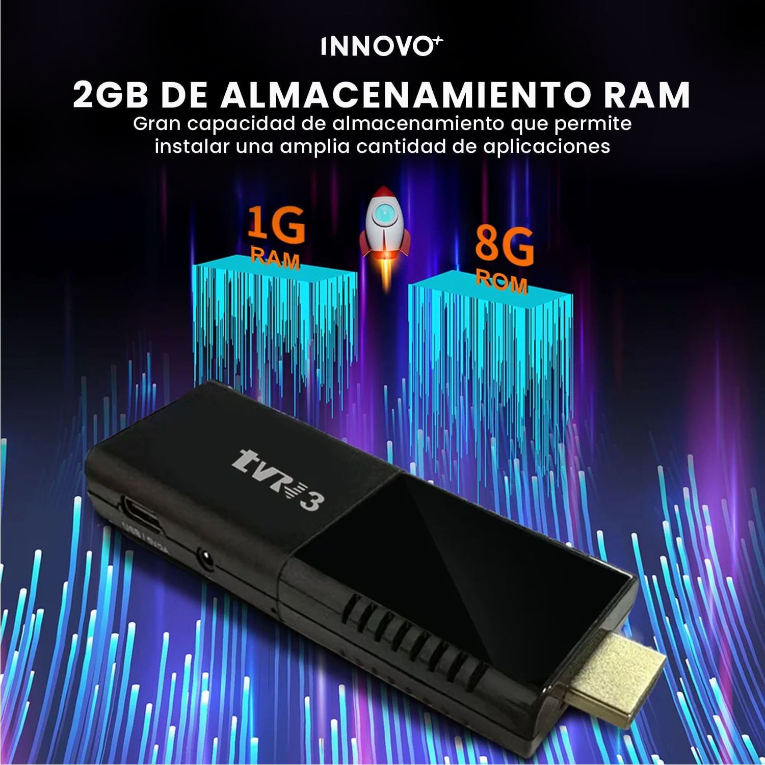 Android TV Stick 4K HDMI con Magis TV, WiFi, Netflix y Apps Streaming img #3