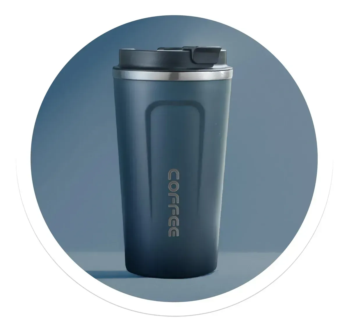Vaso Termo Inteligente 510ml Acero Inoxidable Pantalla Led Táctil Azul img #7