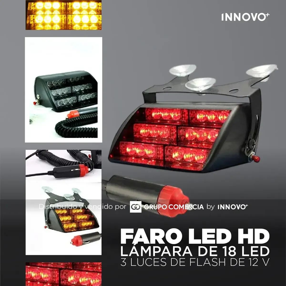 Luces Federales Interior Para Carro Led Alta Potencia 12v img #2