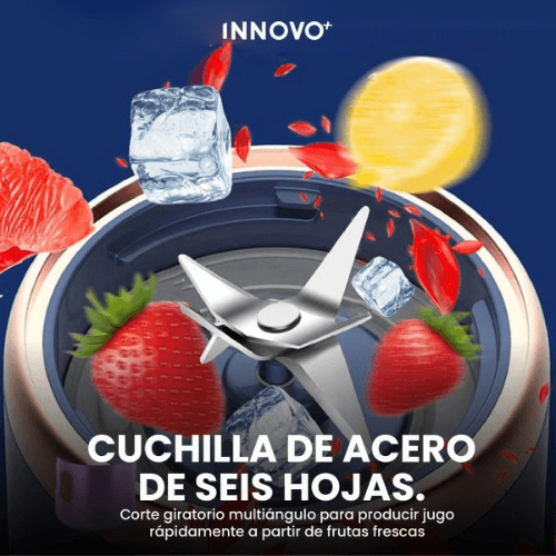 Mini Licuadora Para Batidos Rápidos De Bolso Recargable 400 Ml Innovo Home img #6