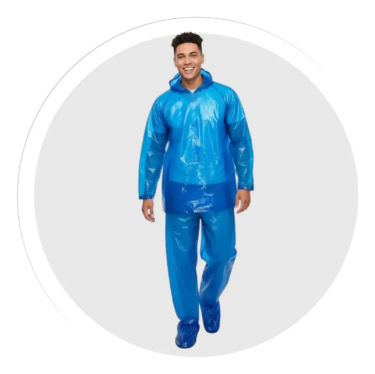 Impermeable Plastico De Bolsillo Moto Bici Cubrebotas img #5