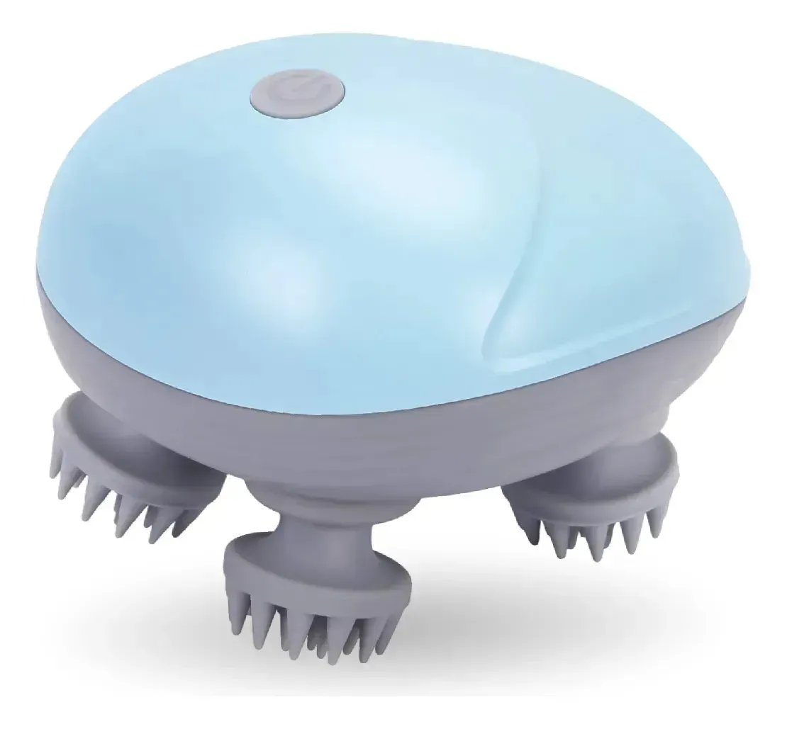 Masajeador Capilar Eléctrico 3d Pro Relajación Profunda Recargable Azul 5v 5v Azul img #1