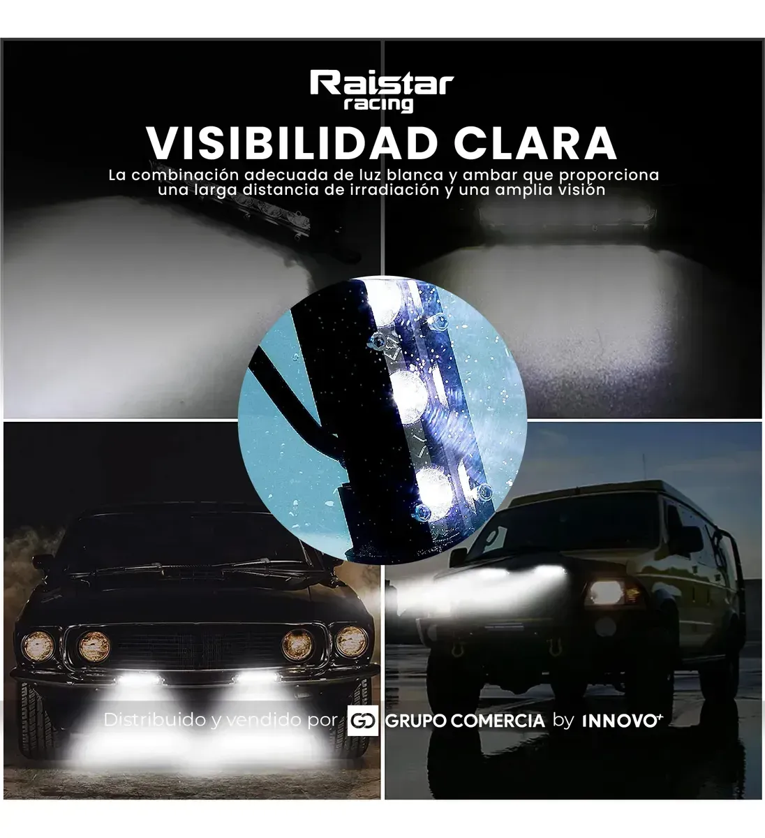 Barra Led Exploradora Hd 4000 Lm Ip67 Impermeable Raistar img #3