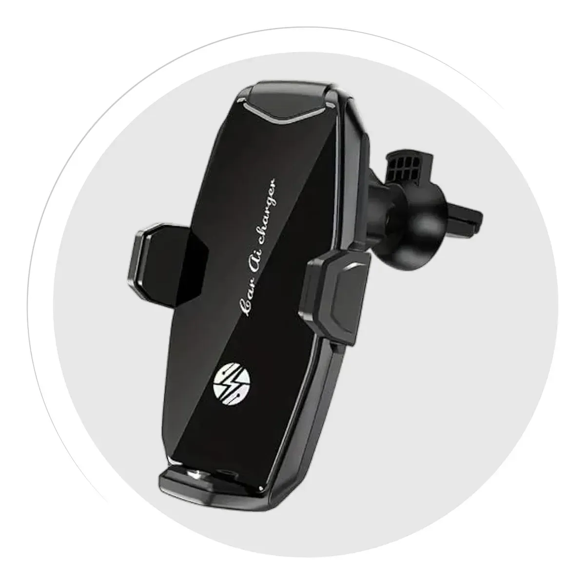 Soporte Celular Para Carro Con Cargador Inalámbrico Carga Rápida img #3