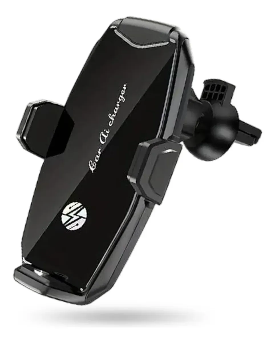 Soporte Celular Para Carro Con Cargador Inalámbrico Carga Rápida img #1