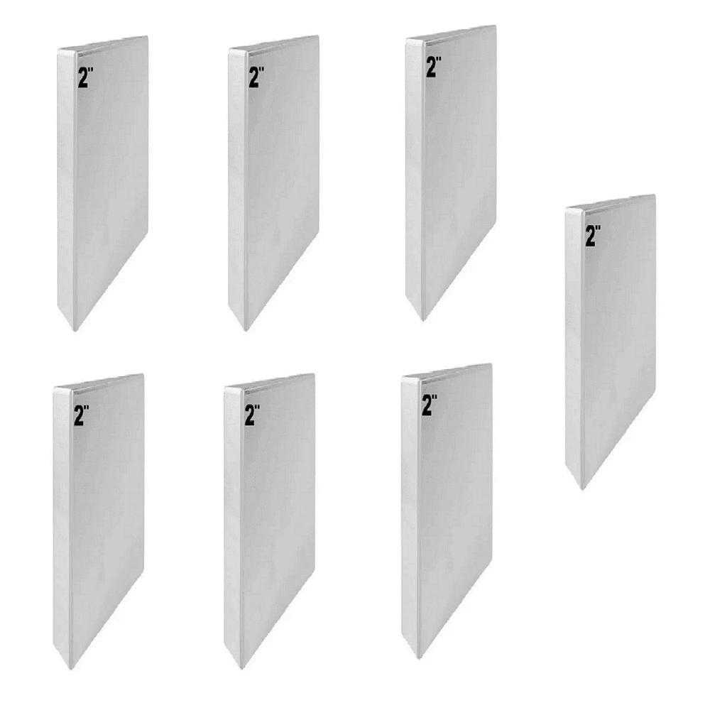 7 Folder Blanco Oficio 2 Pulgadas img #1