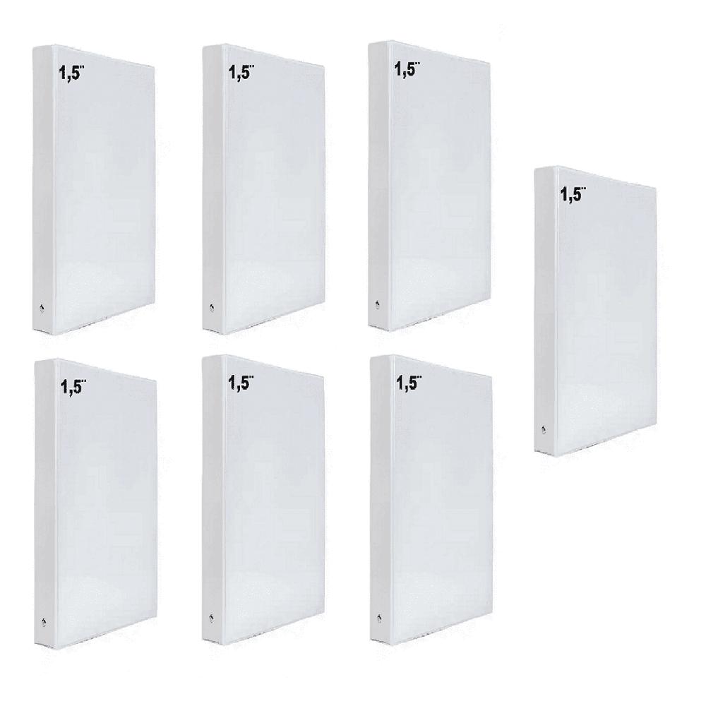 7 Folder Blanco Oficio 1.5 Pulgadas img #1