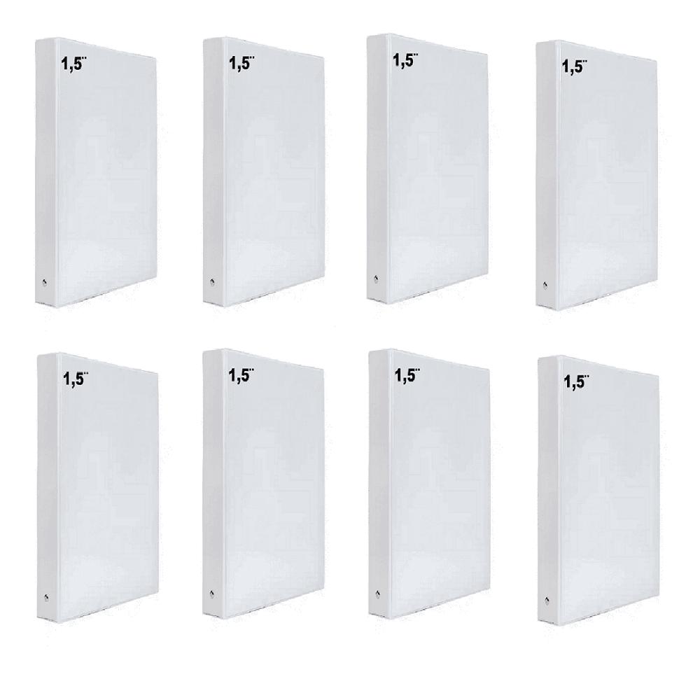 8 Folder Blanco Oficio 1.5 Pulgadas img #1