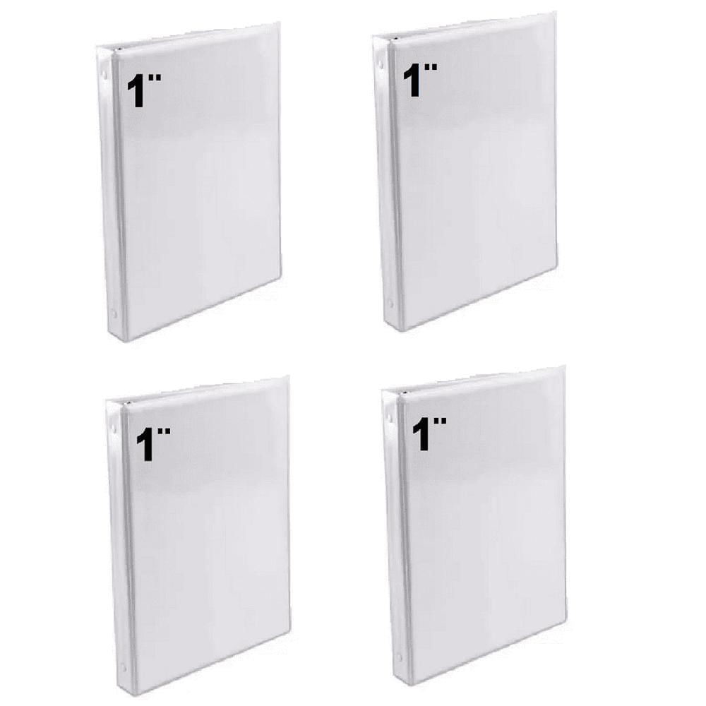 4 Folder Blanco Oficio 1 Pulgada img #1