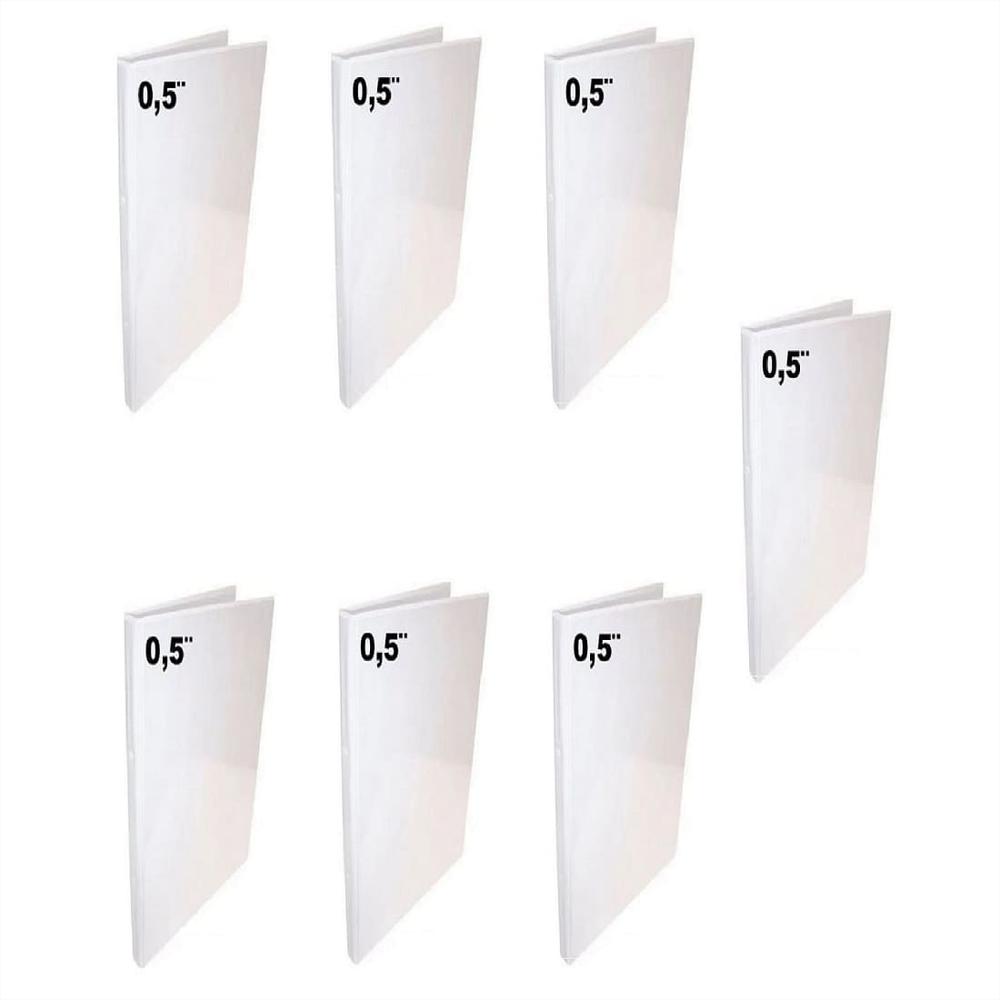 7 Folder Blanco Oficio 0.5 Pulgadas img #1