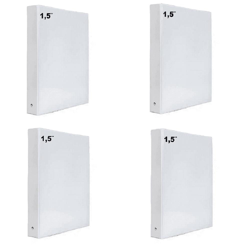 4 Folder Blanco Oficio 1.5 Pulgadas img #1