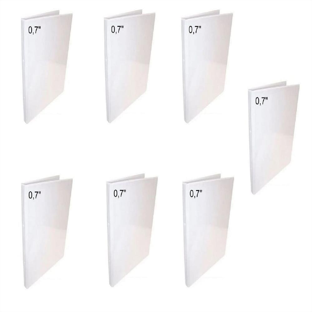 7 Folder Blanco Oficio 0.7 Pulgadas img #1
