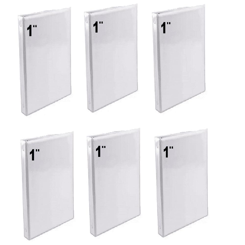 6 Folder Blanco Oficio 1 Pulgada img #1