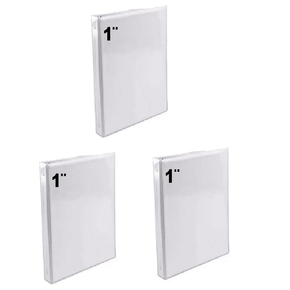 3 Folder Blanco Oficio 1 Pulgada img #1