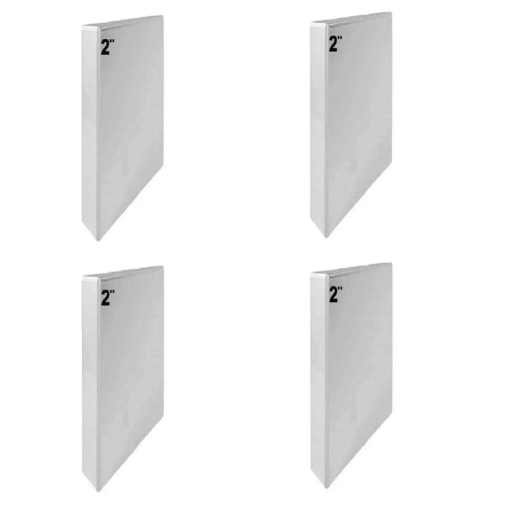 4 Folder Blanco Oficio 2 Pulgadas img #1