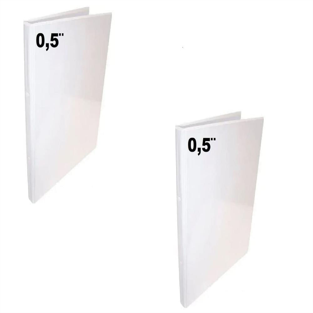 2 Folder Blanco Oficio 0.5 Pulgadas img #1