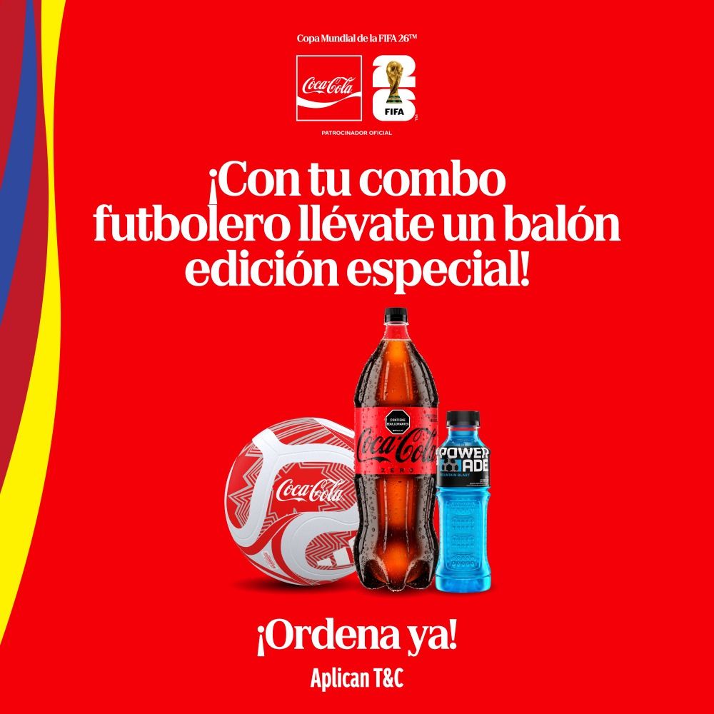 Combo futbolero 1 - Coca Cola + Powerade + Balón N°5 Adidas img #2