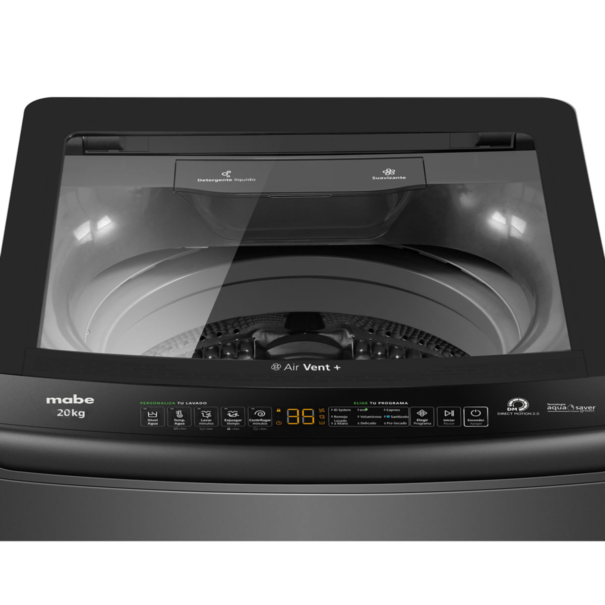 Lavadora Mabe Carga Superior 20 Kg LMA0220WDGAB0 Gris img #9