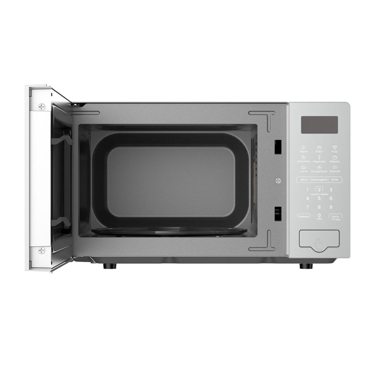 Horno Microondas Mabe 19.8 Litros 0.7 Pies HMM07SJW Gris img #5