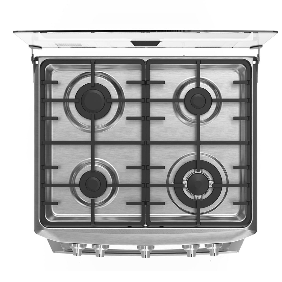 Estufa de Piso Mabe 4 Puestos Gas Natural EMC6060NFX1 Inox img #4