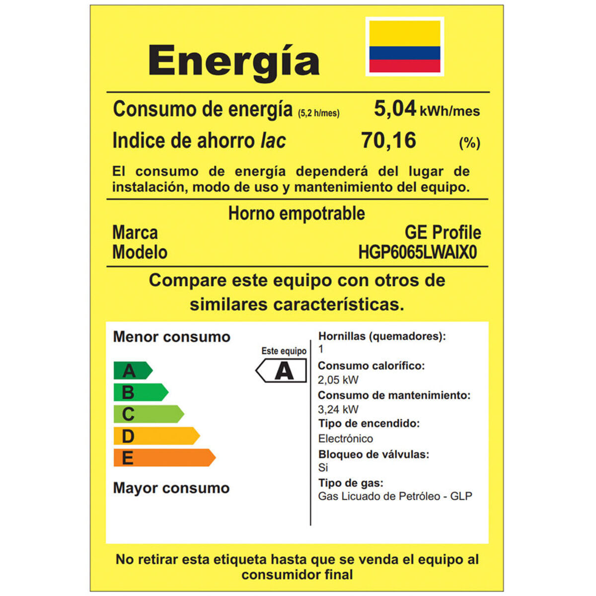 Horno de empotrar GE 60 cm Eléctrico 110V HGP6065LWAI1 Inox Negro img #9