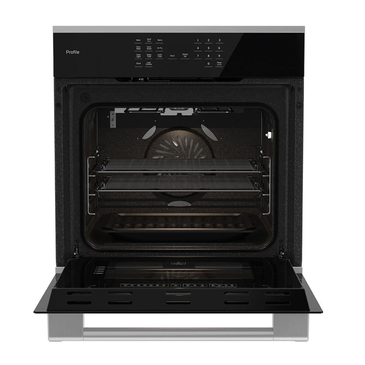 Horno de empotrar GE 60 cm Eléctrico 220V HGP6065EWAI1 Inox Negro img #6
