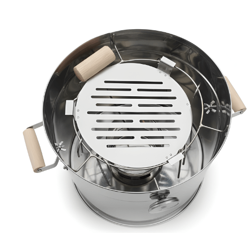 Lavadora Midea Carga Superior 22 Kg Vortex Wash Agitador MA500W220/G-CO Gris + Barril Asador Grill Dey 30 cm img #17