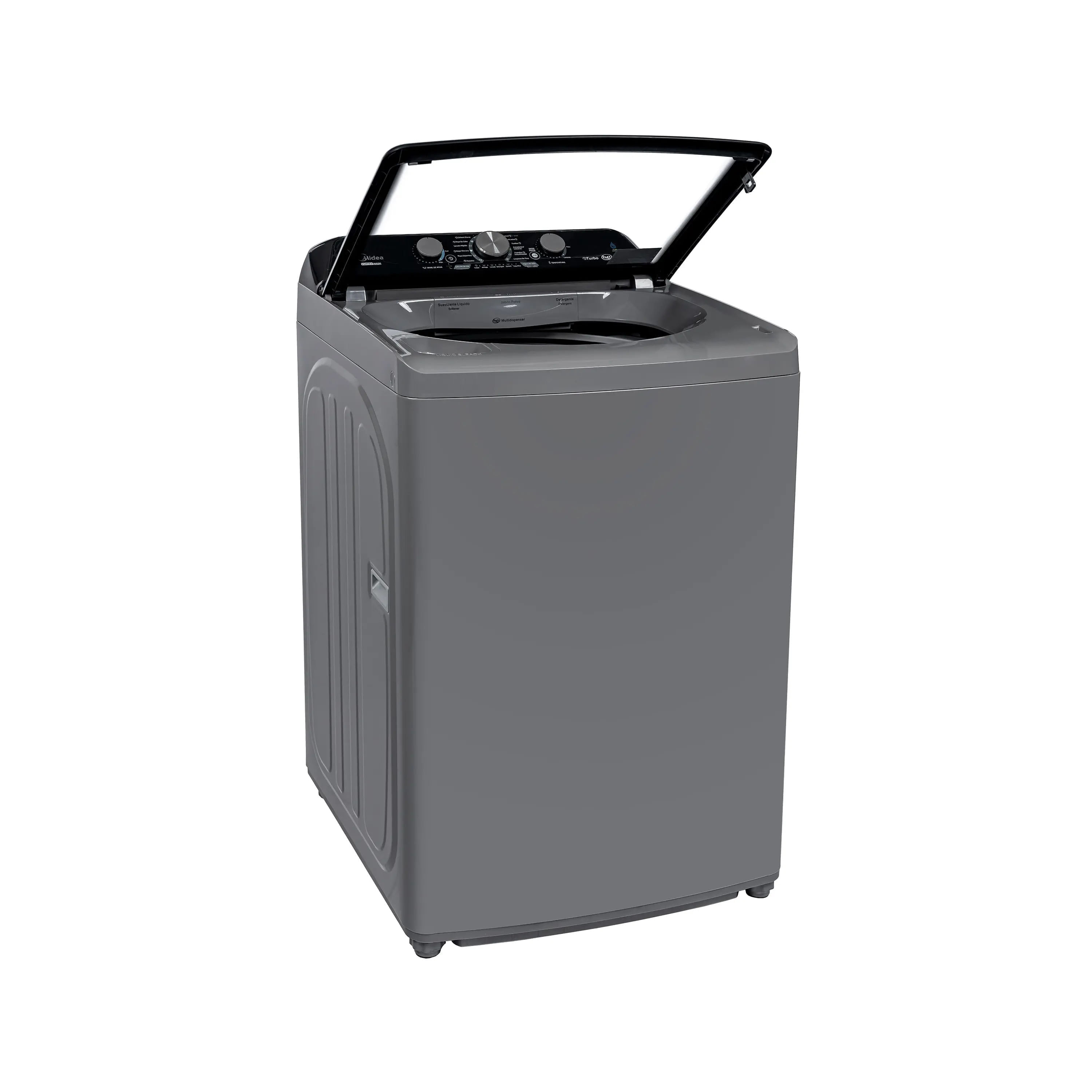 Lavadora Midea Carga Superior 22 Kg Vortex Wash Agitador MA500W220/G-CO Gris + Barril Asador Grill Dey 30 cm img #5