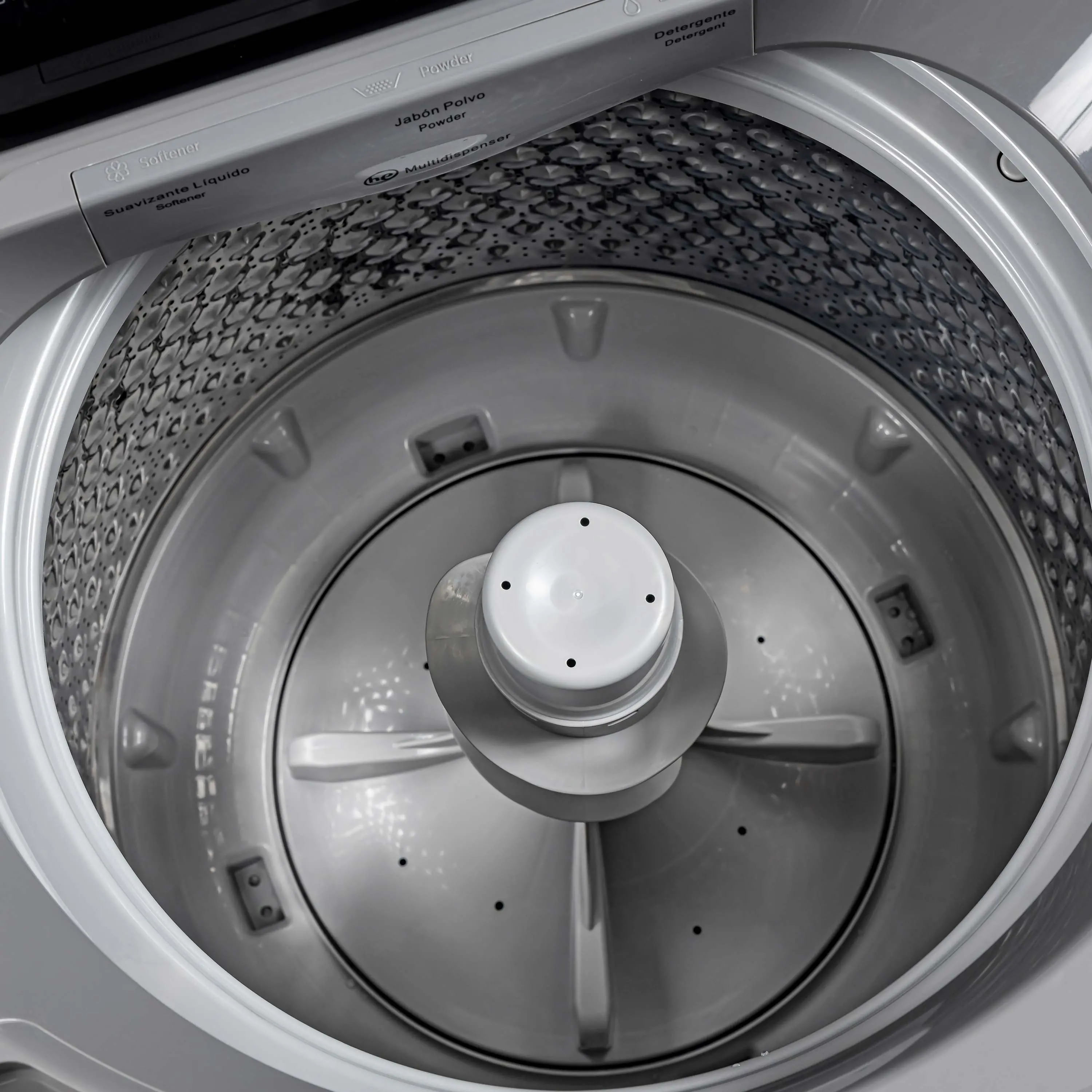 Lavadora Midea Carga Superior 22 Kg Vortex Wash Agitador MA500W220/G-CO Gris + Barril Asador Grill Dey 30 cm img #8