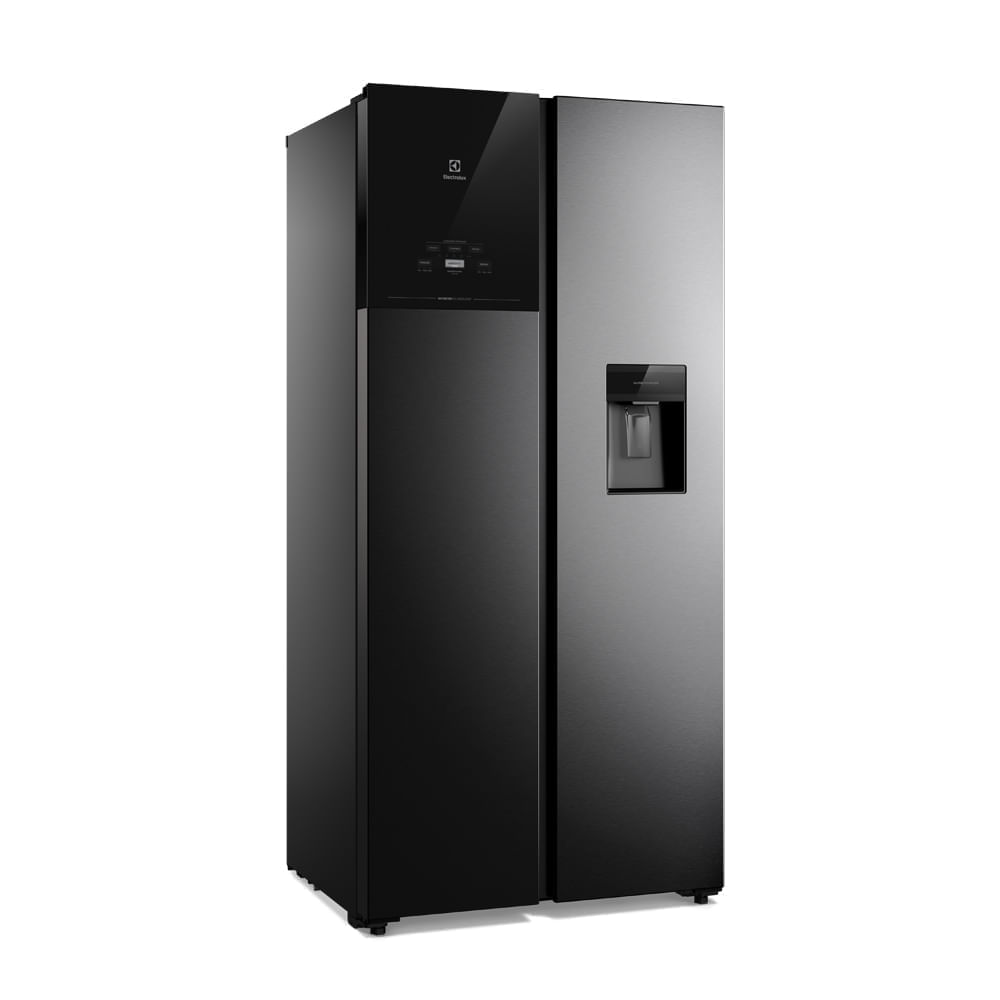 Nevecón Electrolux Side by Side 431 Litros Inverter AutoSense ERS44F3C5BB Negro img #3