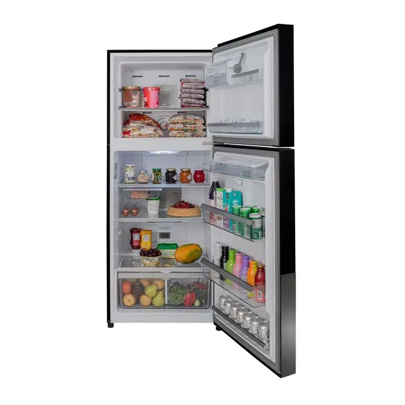 Nevera Challenger No Frost Congelador Superior 385 Litros CRA 385 Negro Mate img #3
