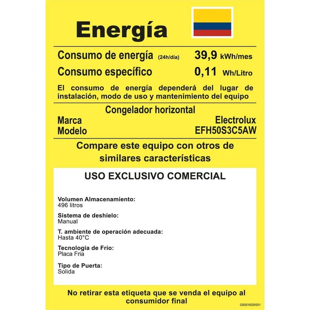 Congelador Horizontal Electrolux 496 Litros Inverter EFH50S3C5AW Blanco img #10