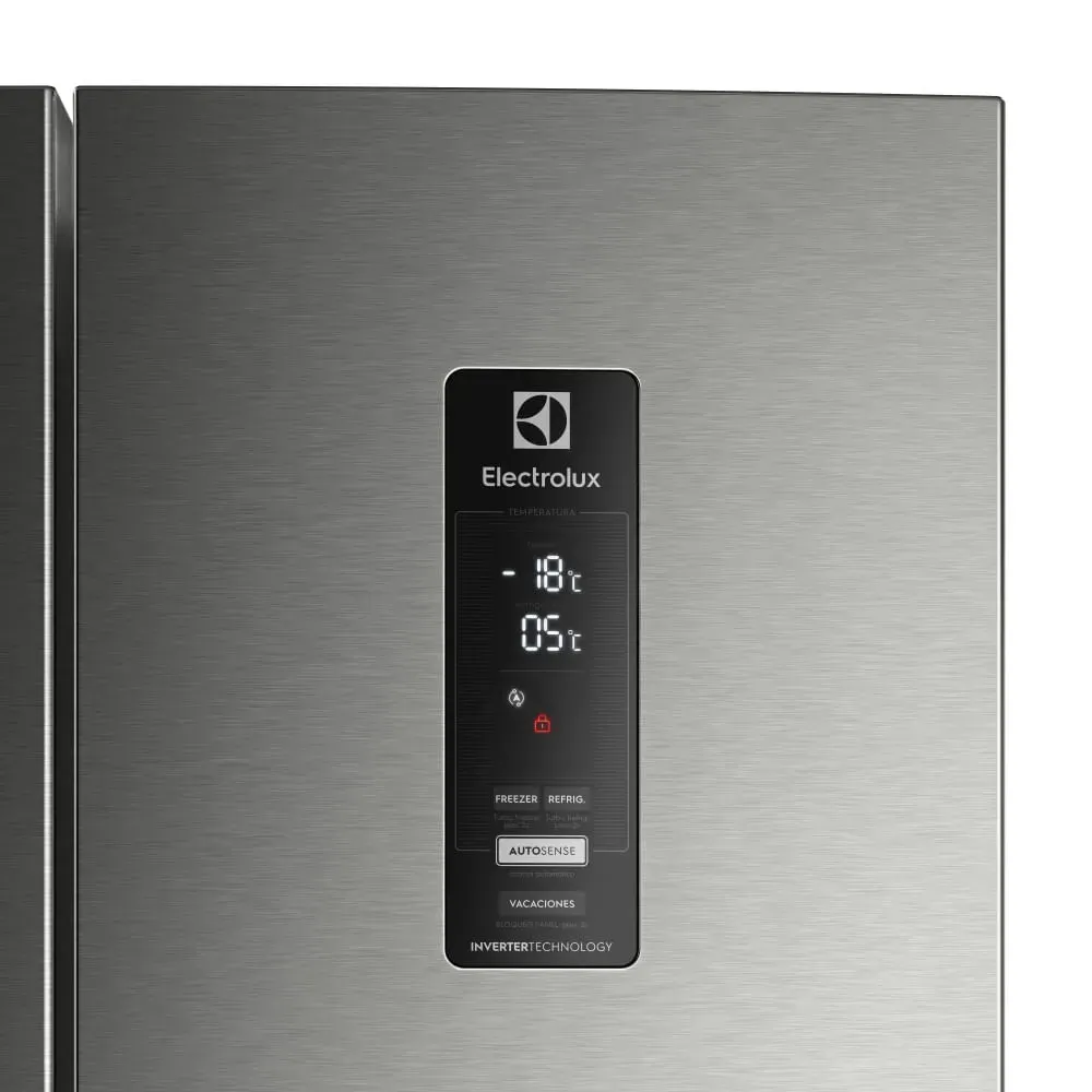 Nevecón Electrolux No Frost 421 Litros Inverter AutoSense ERQU40E3HWS Gris img #6