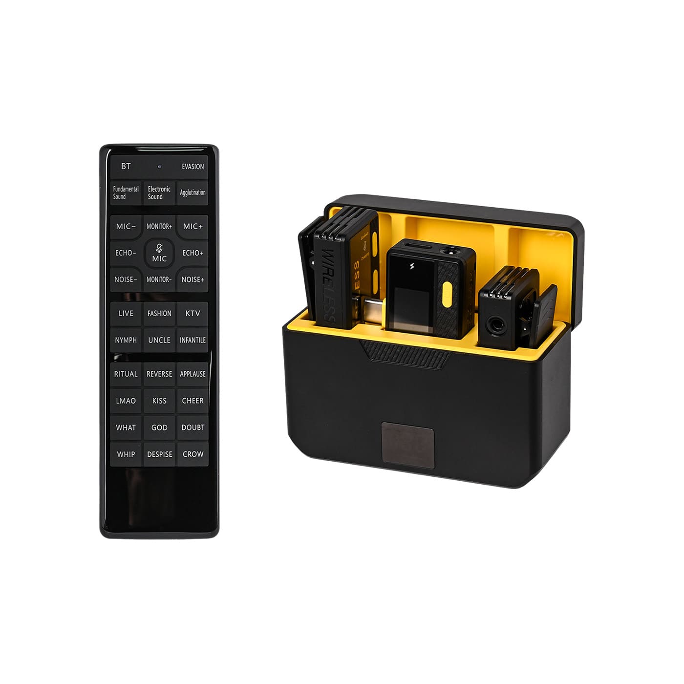 Kit de Micrófonos Inalámbricos Recargables con Control Remoto img #1