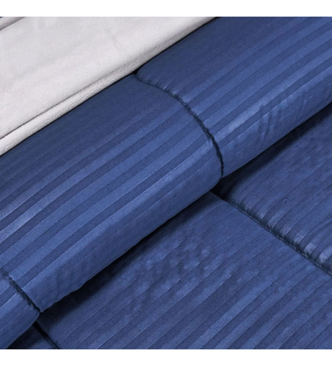 Edredon Cubrelecho Premium Cama Doble Con Fundas Para Almohada img #5